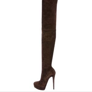 Louboutin Over The Knee Boots